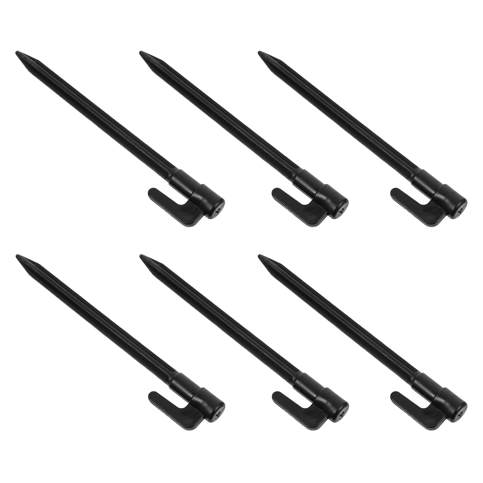 

50pcs Tent Pegs Plastic Outdoor Fixing Pegs Camping Ground Nails Lasting Use Sturdy Lightweight Easy for Tents