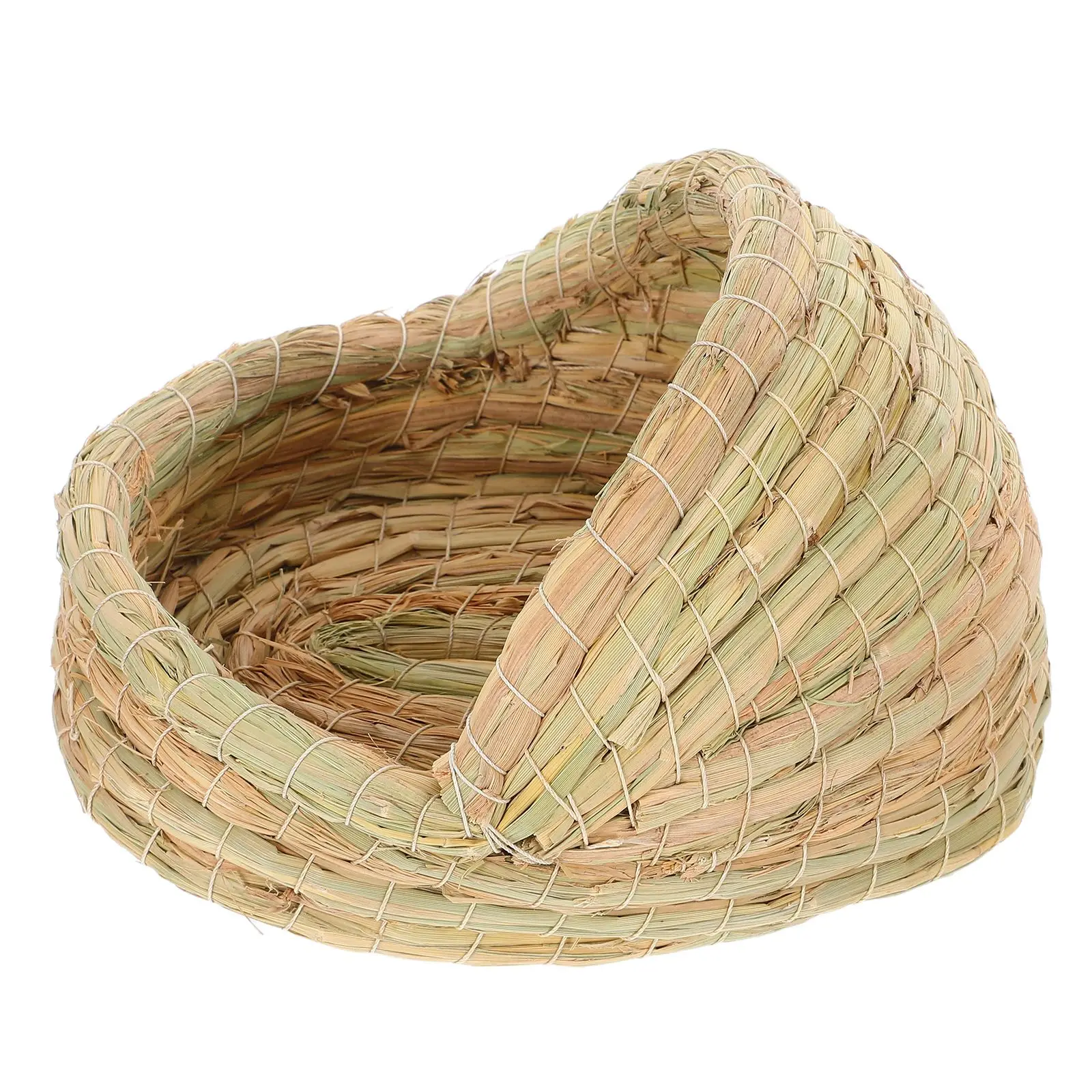 

Chicken Coop Breeding Nest Nesting Boxes for Chickens Nests Birds Bed Parakeet Parrot Woven House Straw