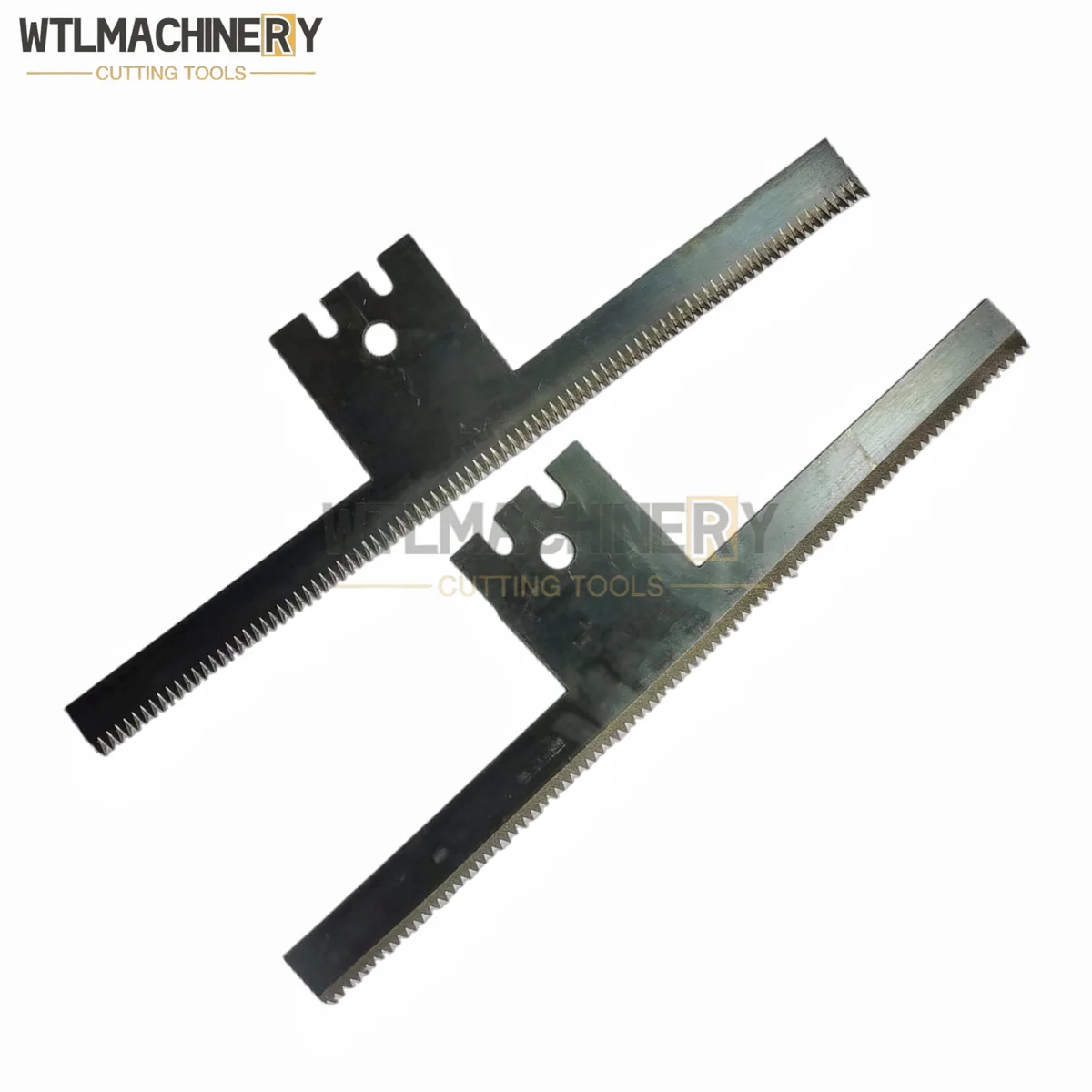 2Pcs Horizontal Sealing Machine Tooth Cutting Blade T Shape L:220/270mm For Vertical Packing Machine