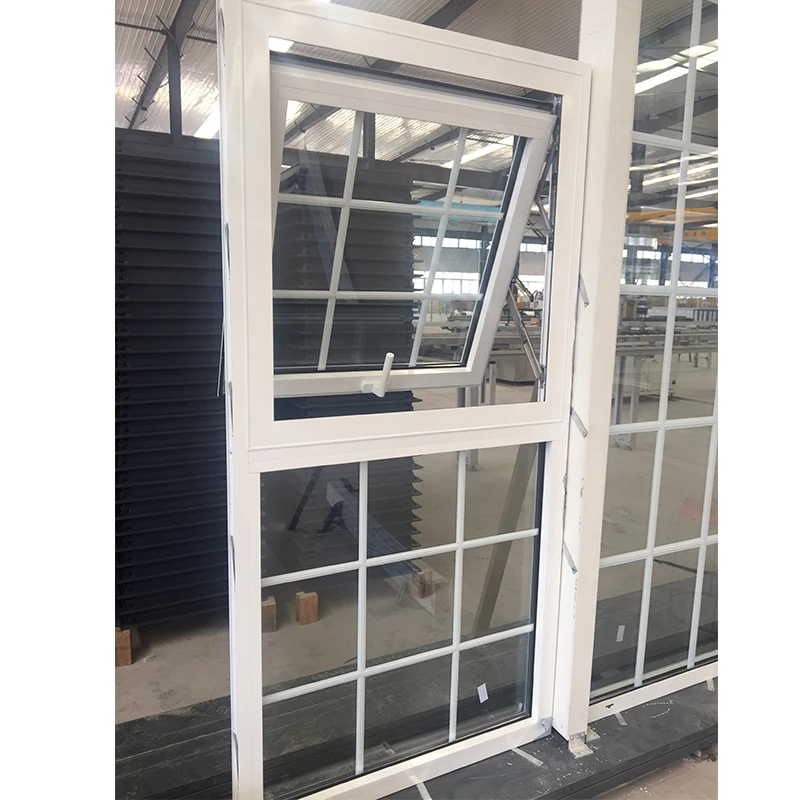 New York burglar proof top hung aluminum seamless welding joints technique awning windows