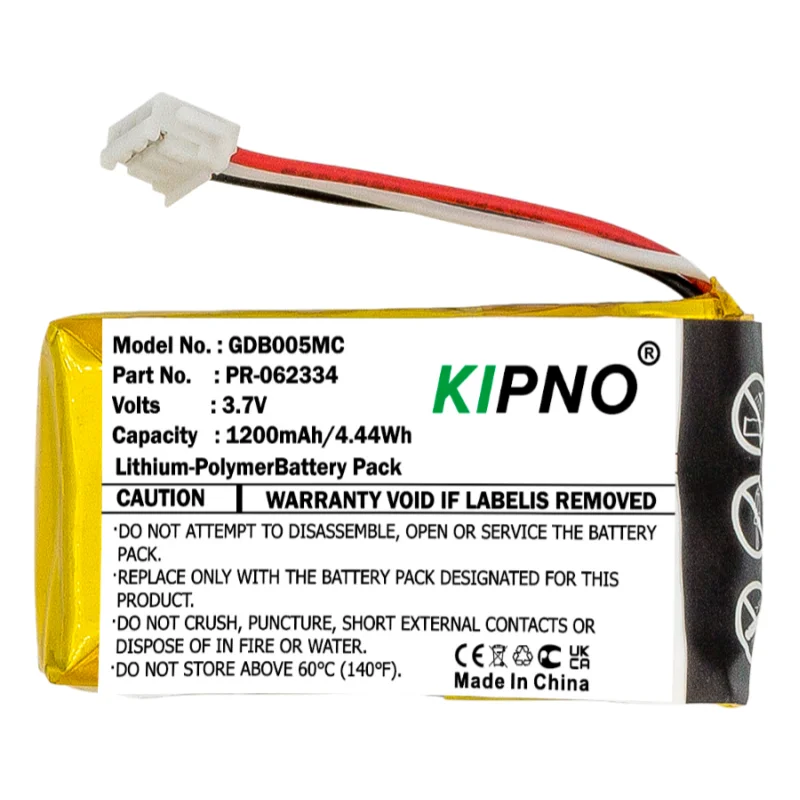 

Camera Battery For Gopro PR-062334 Hero HWBL1 CHDHA-301 Plus + Capacity 1200mAh / 4.44Wh Color Black Volts 3.70V Li-Polymer