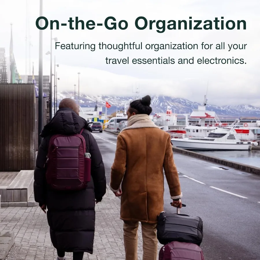 حقيبة ظهر للكمبيوتر المحمول Osprey Ozone مع AirScape مهواة ™   لوحة الظهر - حقيبة ظهر خفيفة الوزن للسفر مع حافظة كمبيوتر محمول مقاس 16 بوصة - حقيبة حمل