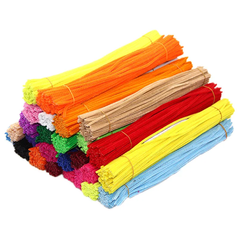 100 Pieces of 30 Cm Diameter 6 Mm Color Torsion Bar Set Craft  Handmade Materials Kindergarten Children Creative Toy Production