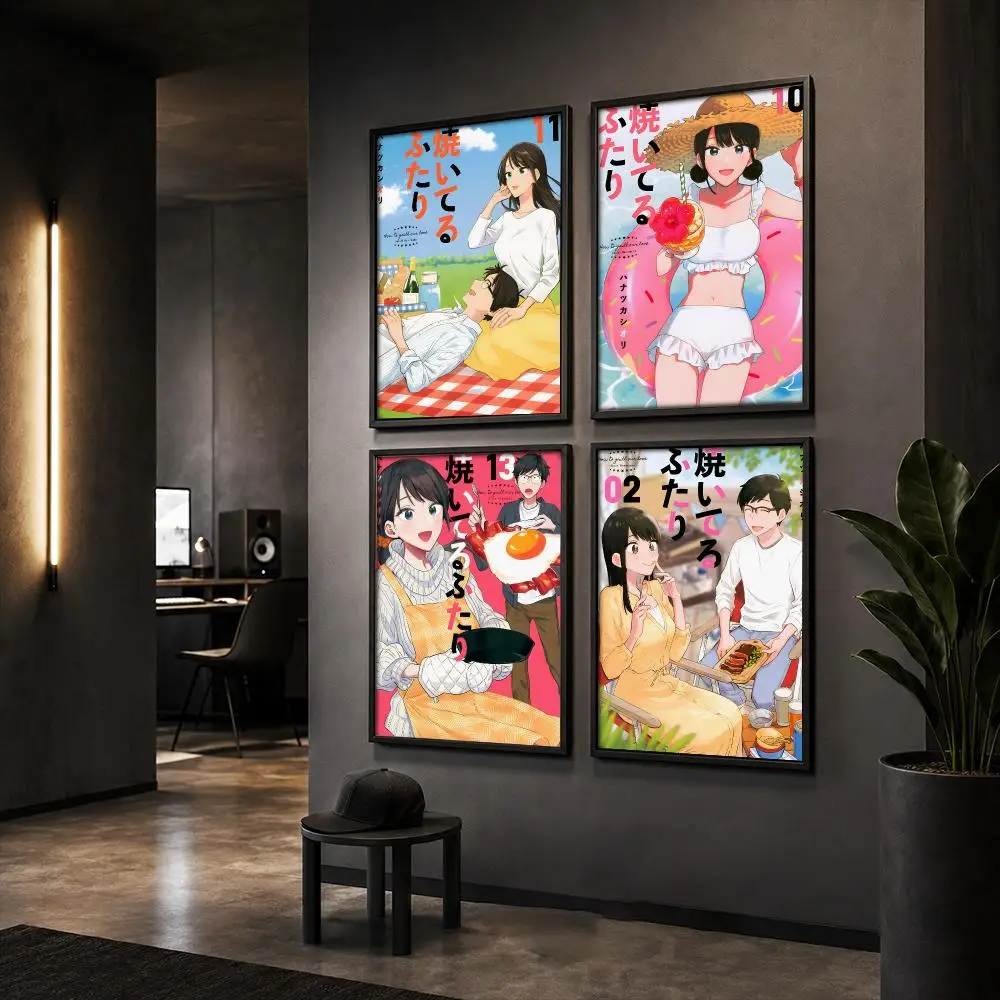 Romance Manga H-How to Grill Our L-Love Poster Wall Art Print Sticker for Bedroom Living Room Dorm Office Modern Home Decor