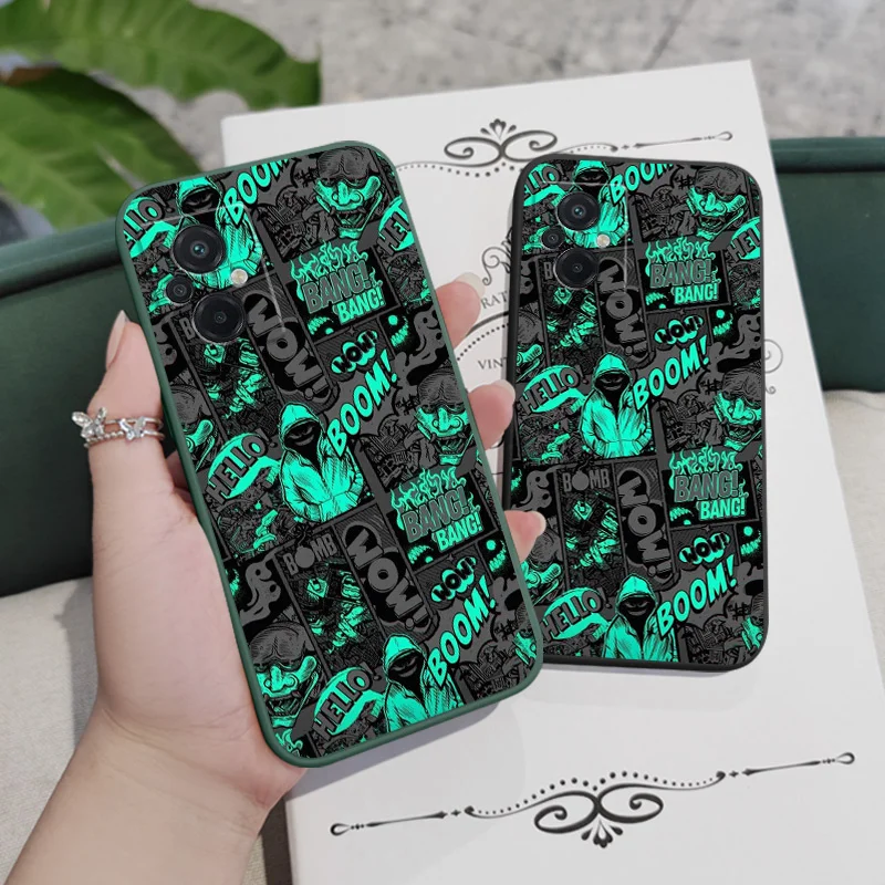 Middle Finger Bats Phone Case For Xiaomi Poco M6 X6 F6 M5 M5S F5 X5 F4 X4 M4 F3 M3 X3 F2 Pro X2 C40 4G 5G GT NFC Silicone Cover