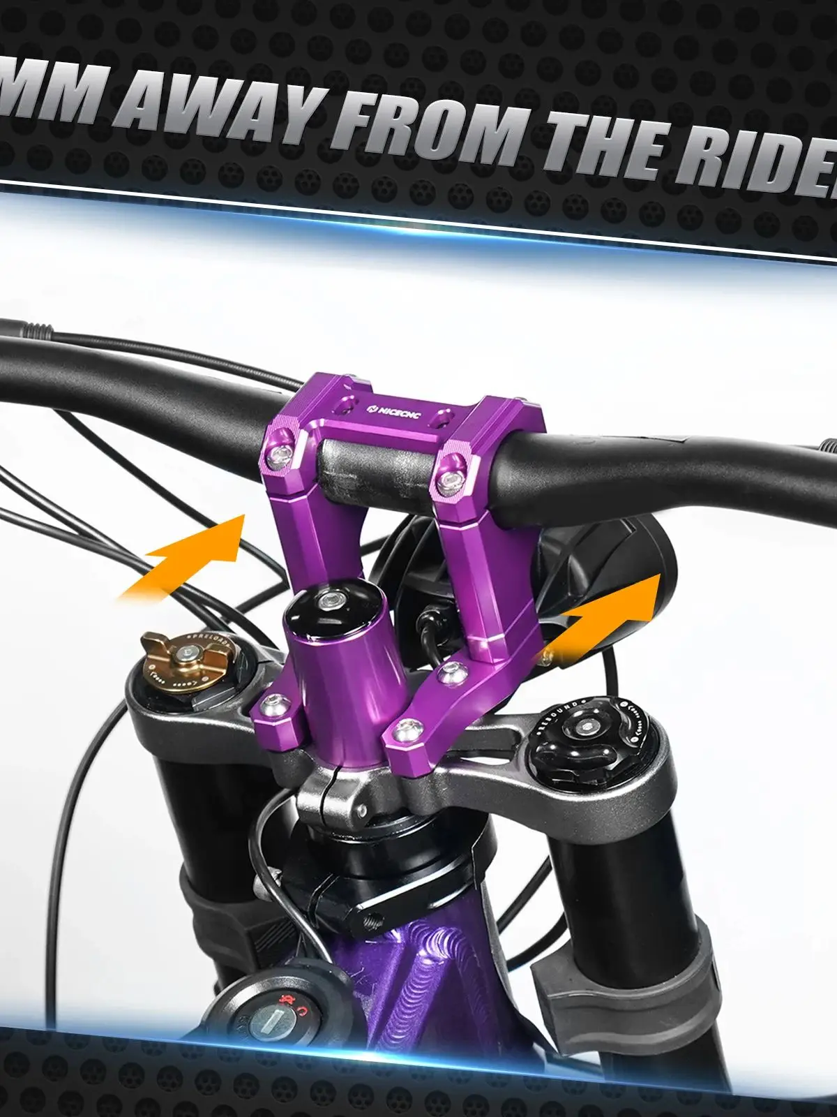 AliExpress NICECNC For Surron light bee X S L1E 20/30MM Rise Handlebar Riser Mount Bracket Aluminum For Segway X160 X260 Electric Dirt Bike