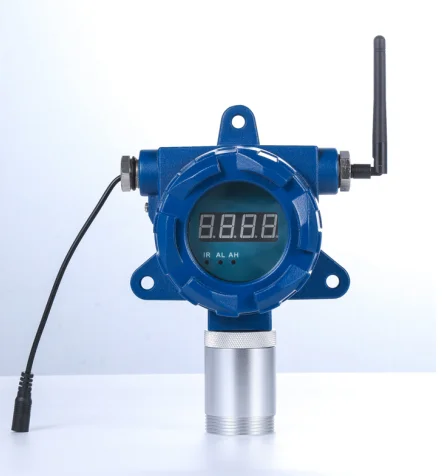 MSWholesale Industrial Fixed H2S Monitors Detectors for Oil Gas Station 0-100PPM Safety Protection With Relay Control