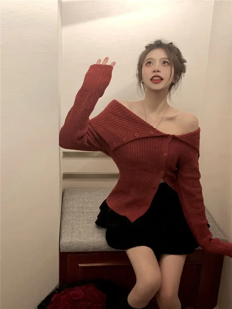 

Sweaters Jumpers Pullovers Women Pullover Armless For Tight Decorated Ruched Side Restaurant Dinner Date Night Romance Sport Ins
