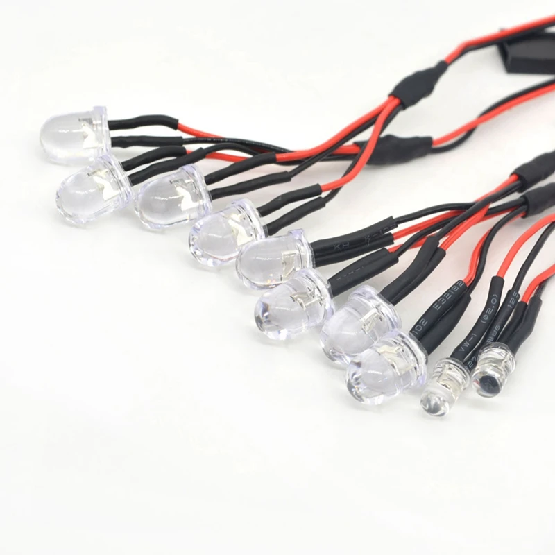 MX-07 Vorder- und Rück-LED-Lichtset 8786 für MX-07 MX07 MX 07 1/7 RC Auto Ersatzteile Zubehör [Nr.68 Spielzeug]