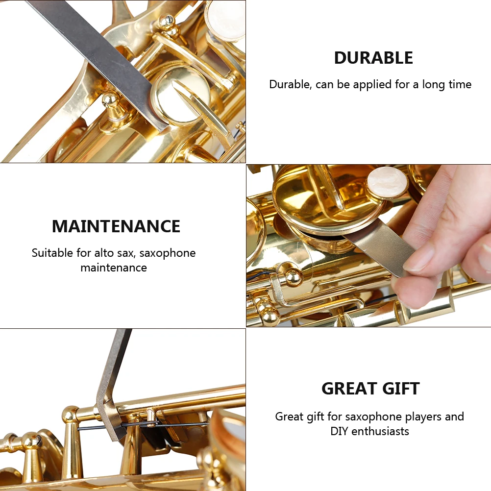 

Tools Saxophone Repair Reed Needle Kit for Flute Clarinet Silver Spring Hook