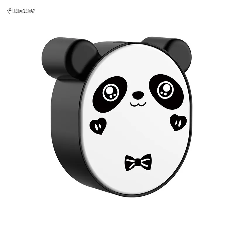 Cute Panda Soap Dish Holder Shower with Drain Wall Mounted Soap Box for Shower Bathroom Bathtub Kitchen Sink Dry Soap Racks