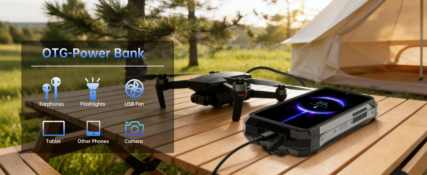 8849 Tank X Unihertz 220 Lumen Projector Rugged Phone Support 1080P Android 15 Smart Phone 17600mAh 32GB 512GB 5G Dimensity 8200