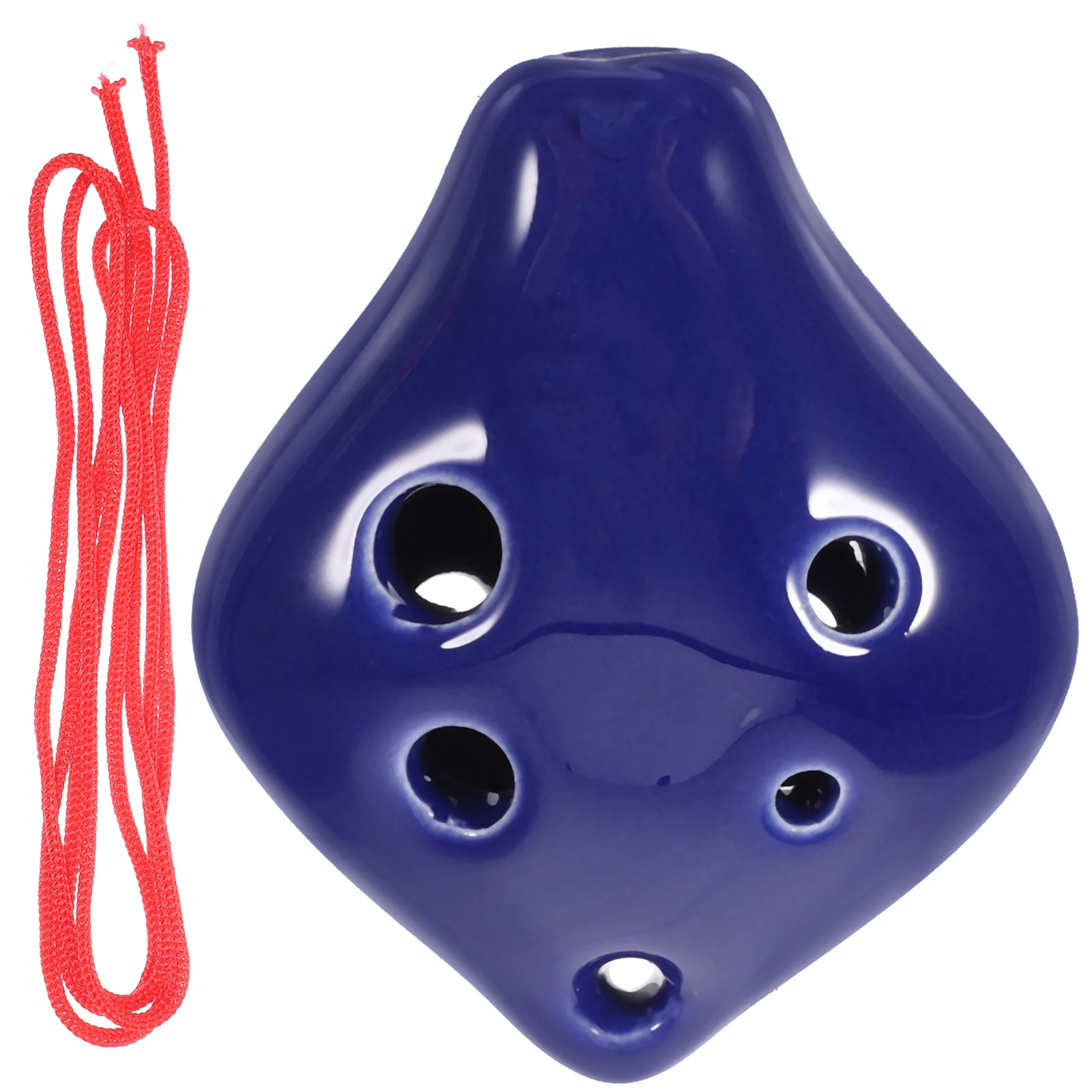 

Small 6 Holes Ceramic Ocarina Portable Musical Instrument for Beginner Adults Gift Ocarina for