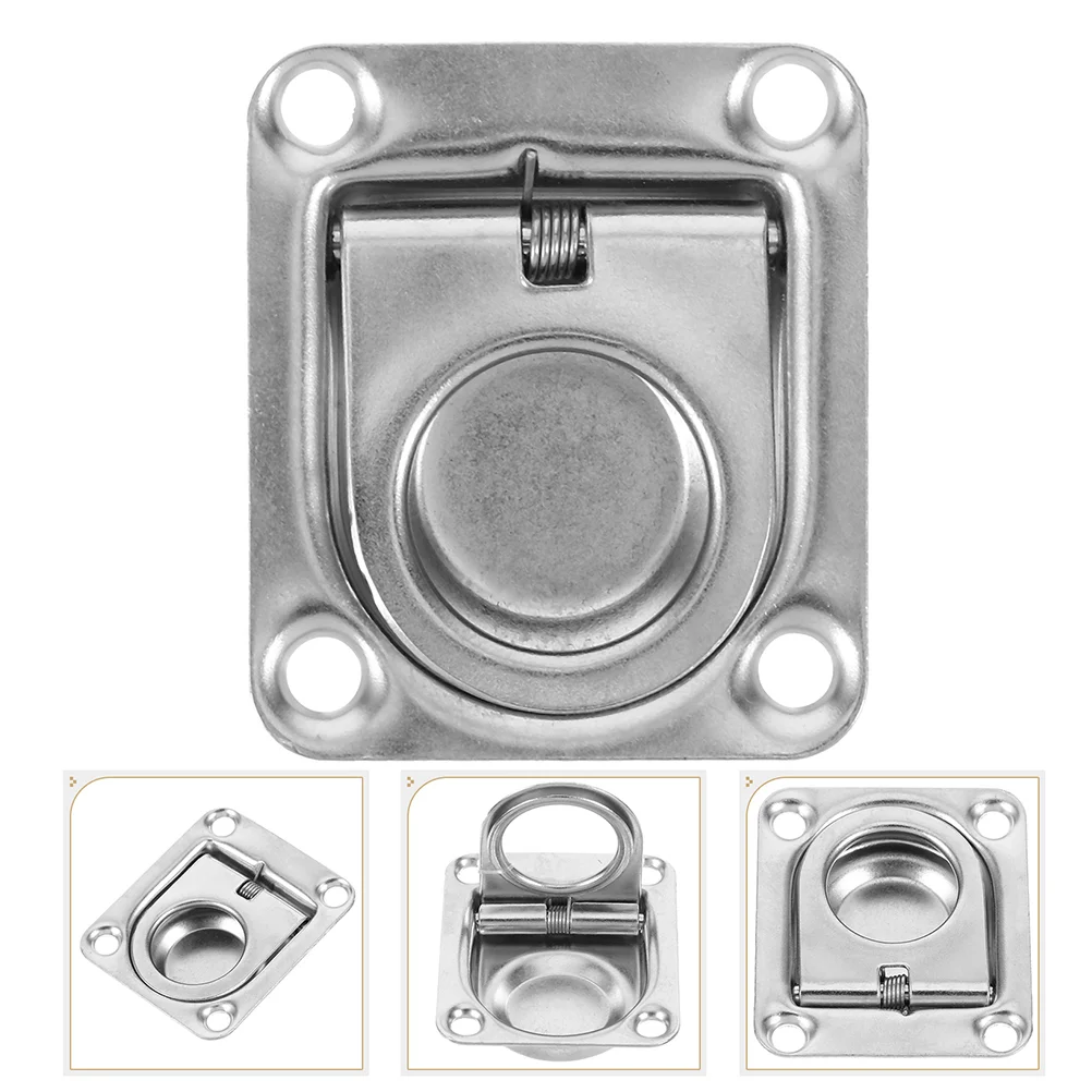 

Rod Holders for Boat Stainless Steel Pull Ring Kitchen Cabinet Handles Deck Grip Invisible Yacht Winch Door Knob