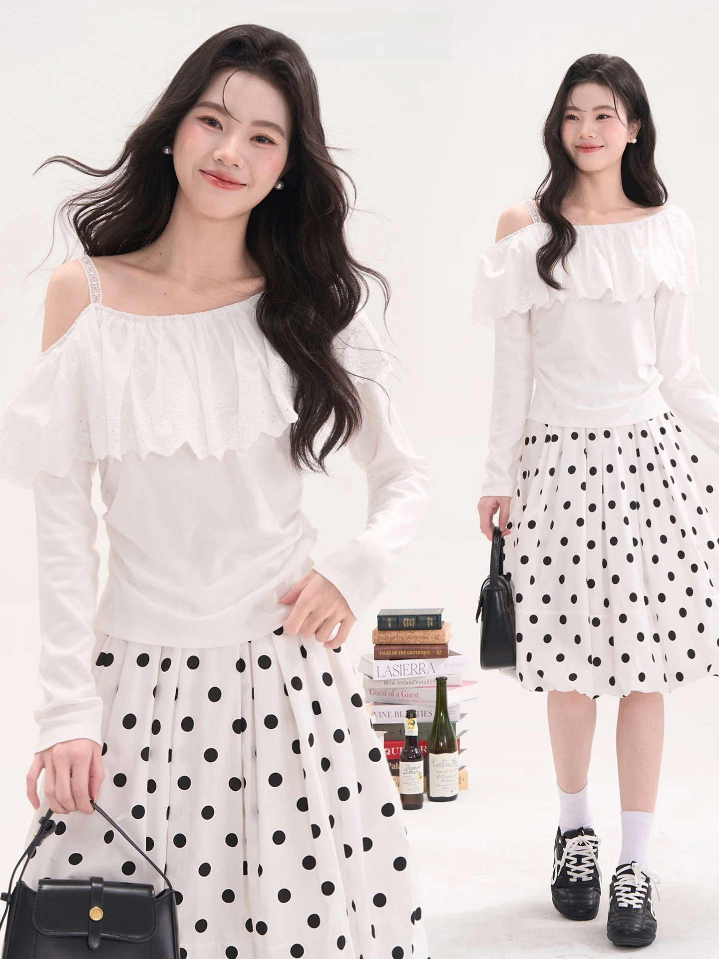 

Heme Lace Trim oulder Bridesmaid T-irt Long Sve Women's Top Fre Breath Cotton Polyester Blend Sweet Sle Summer 2025