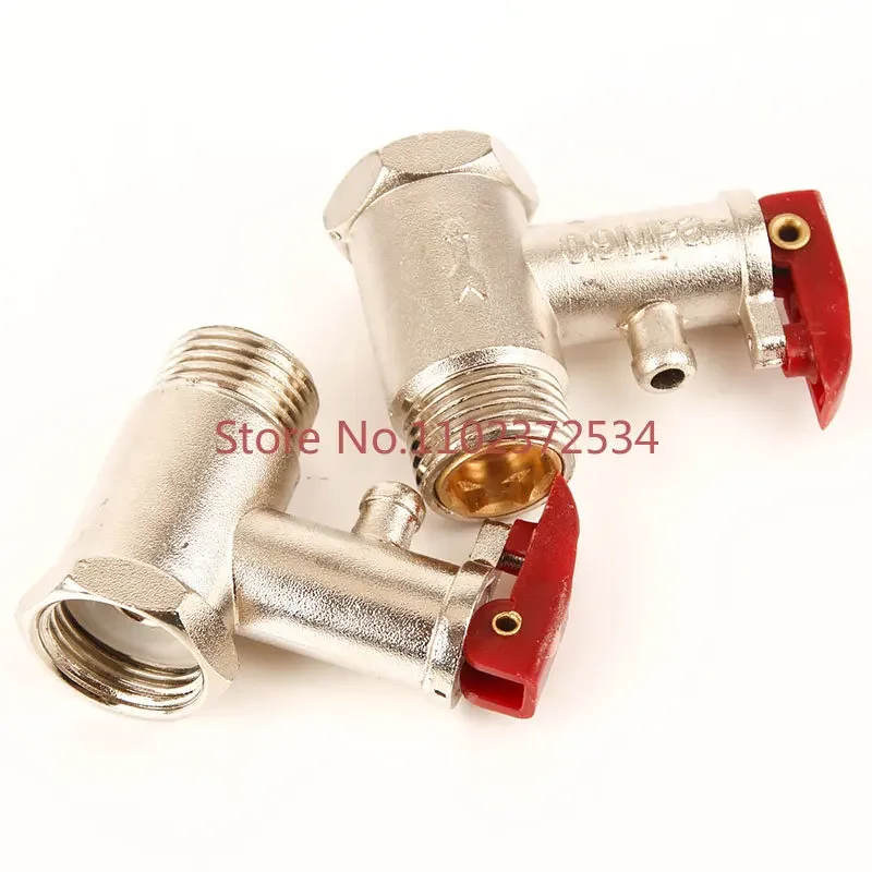 3PCS 4-point general domestic electric water heater safety valve pressure reducing valve check valve 0.9MPA switch