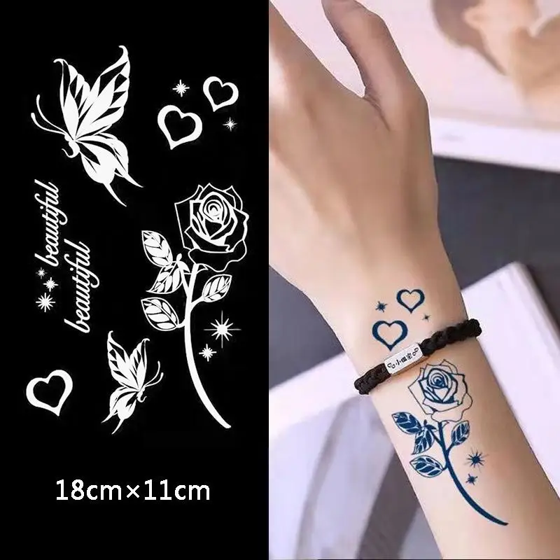 

Long-Lasting 15 Days,Waterproof Temporary Tattoos for Men Women,Tattoo Stickers,Semi-Permanent Fake Tattoo,New Technology Magic