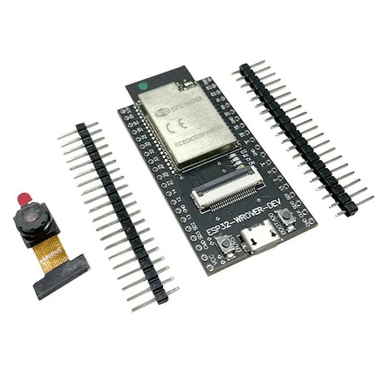 AED6-ESP32 CAM Placa de Desenvolvimento ESP32-WROVER-DEV CH340C Módulo Wifi Com Câmera OV2640 ESP32-CAM ESP32-WROVER