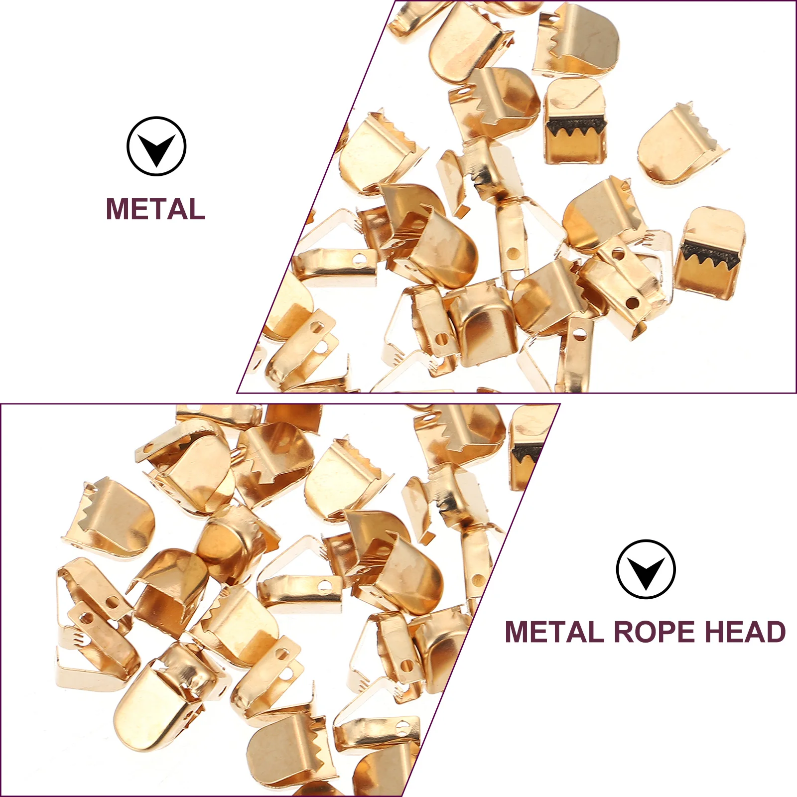 

100 Pcs Shoe Laces for Sneakers Shoelace Buckle Buckles Shoe-buckle Shoelaces Lock Elasticity Clips Golden Hooks Locks