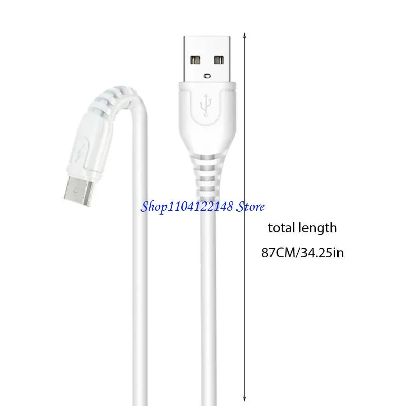 P9FA Conveniente USB C Cable USB a USB cable carga 6A Cargo rápido