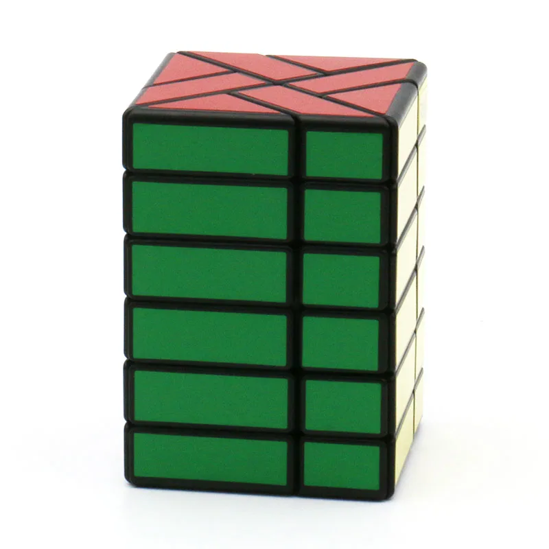 Calvin's Puzzle 2x4x6 Fisher Spiral Cuboid Full Function Windmill Black Body Magic Cube Twisty Adult Intelligence Brain Teaser