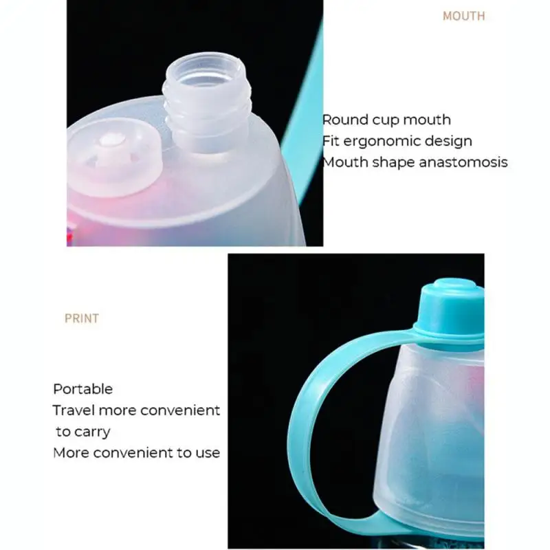 Newest Style Tea Bottle Large 600ML Design For Sport Safety PC Plastic Water Cup School Gift Use Cooling Spray Outdoor