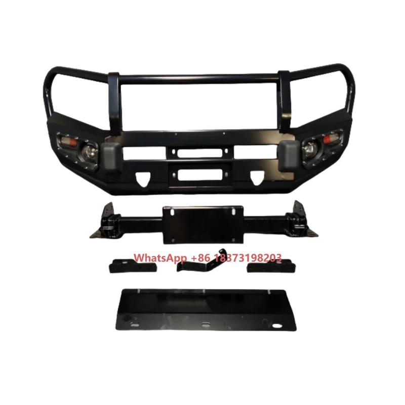 

Brand New Top-Grade Off-Road 4WD Steel Front Bumper with Fog Light Cut-Outs Compatible with Isuzu D-Max 2017-2020 Models