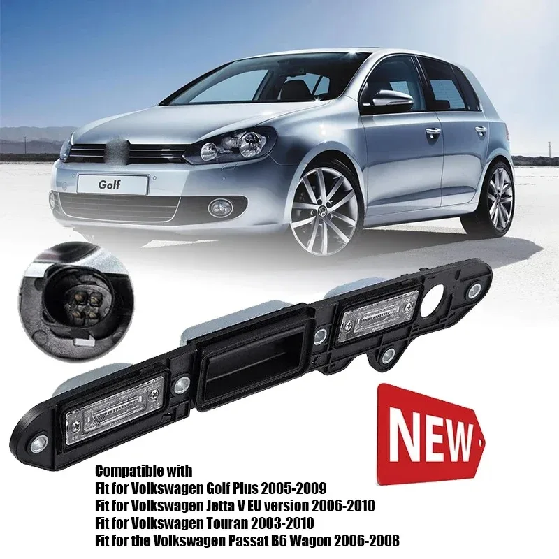 For VW Golf Plus Passat B6 Touran Jetta Rear Trunk Lid Handle with Micro Switch 1TD827574A 1T0827574L