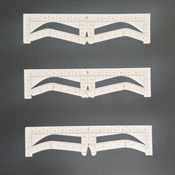 Disposable Airbrush Eyebrow Sticker Brow Mapping Guide Brow Shaping Stencil Brow Shape Tape PMU Microblading Accessory Supplies