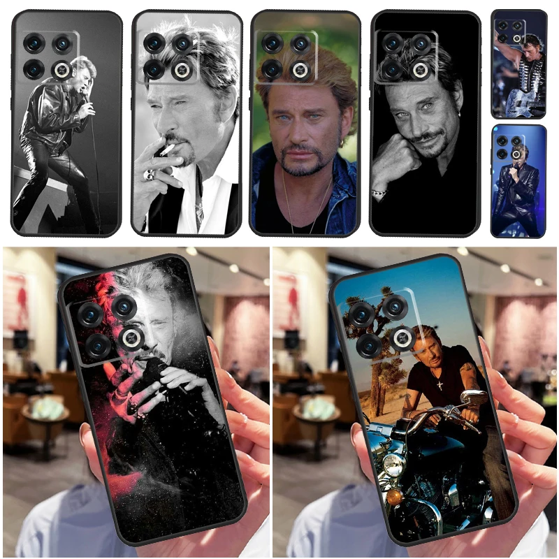 Johnny Hallyday Music For OnePlus 9 10 Pro Ace 9RT 10T 8T Phone Case For OnePlus Nord 2T N10 N20 N300 CE 2 Lite