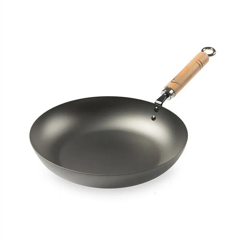 

Pure iron frying pan, not easy to rust, uncoated