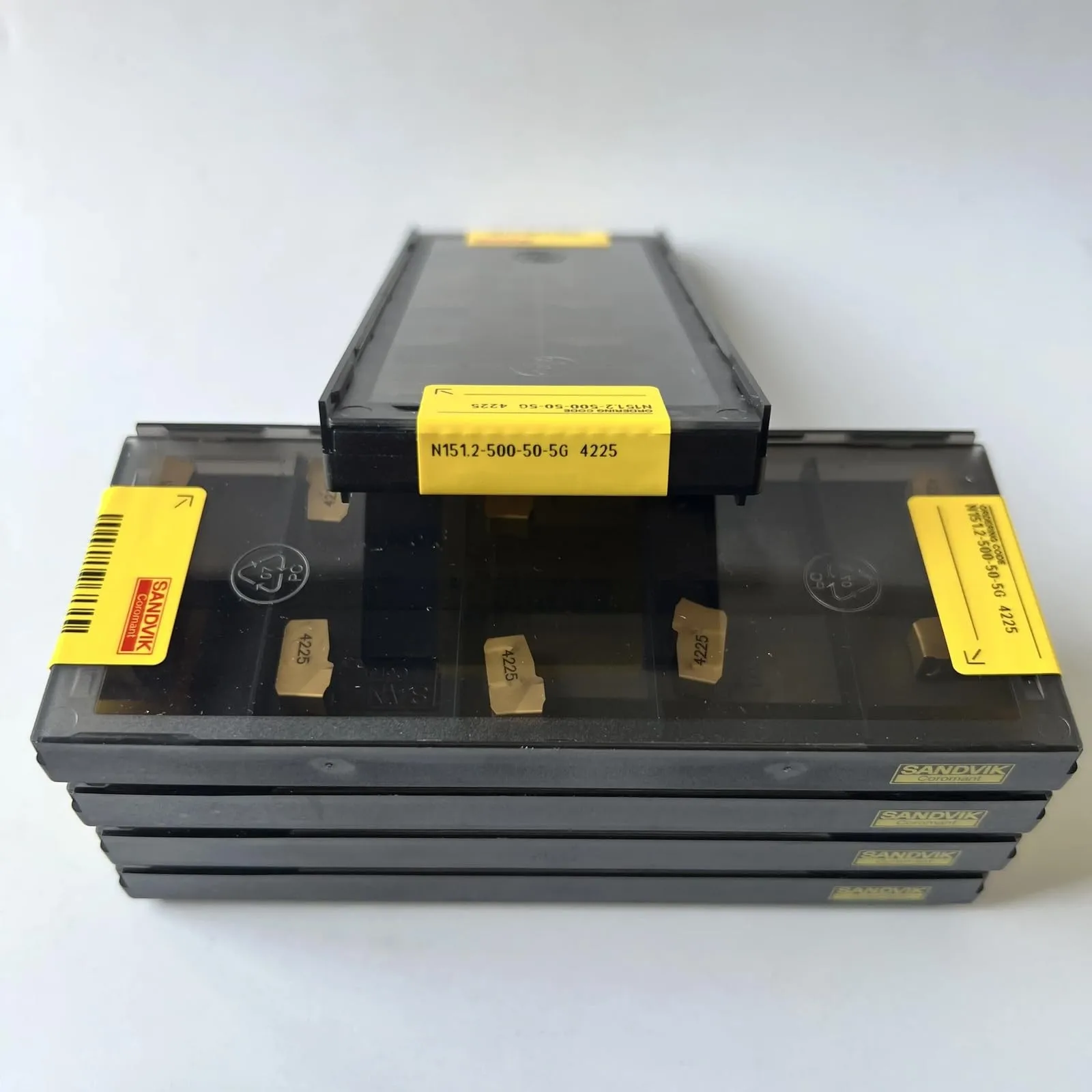 

Original SANDVIK / N151,2 - 500-50-5 G 4225 / Hard alloy CNC Blade 10 Pcs