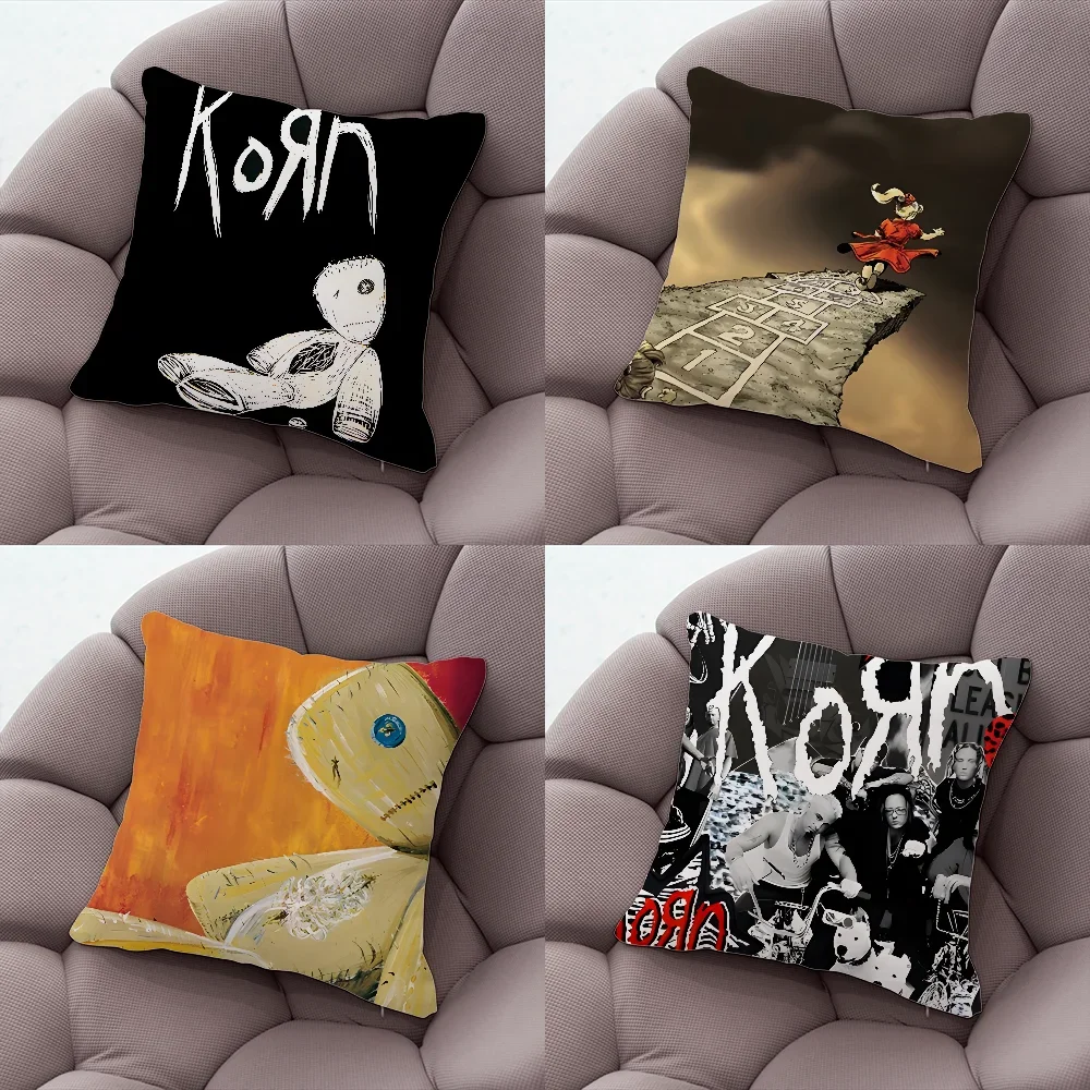 

K-Korn Rock Band Requiem Pillow Case Pillow Case Living Room Sofa Cushion Cover Suitable For Home Bedroom Room Decoration