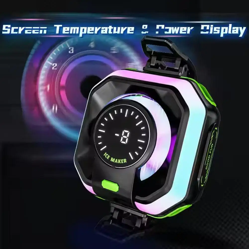 Brand-new Mobile Phone Magnetic Semiconductor Cooling Fan Radiator Mobile Phone Cooler For IPhone Android Tablet Universal X4K3