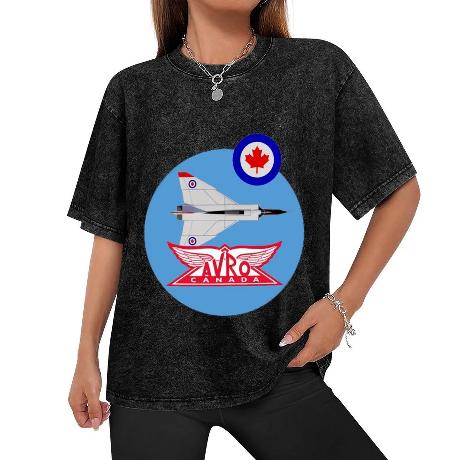 Avro Arrow Avro Logo Canadian Roundel T-Shirt graphics anime clothes graphic t shirt vintage t shirts for men graphic