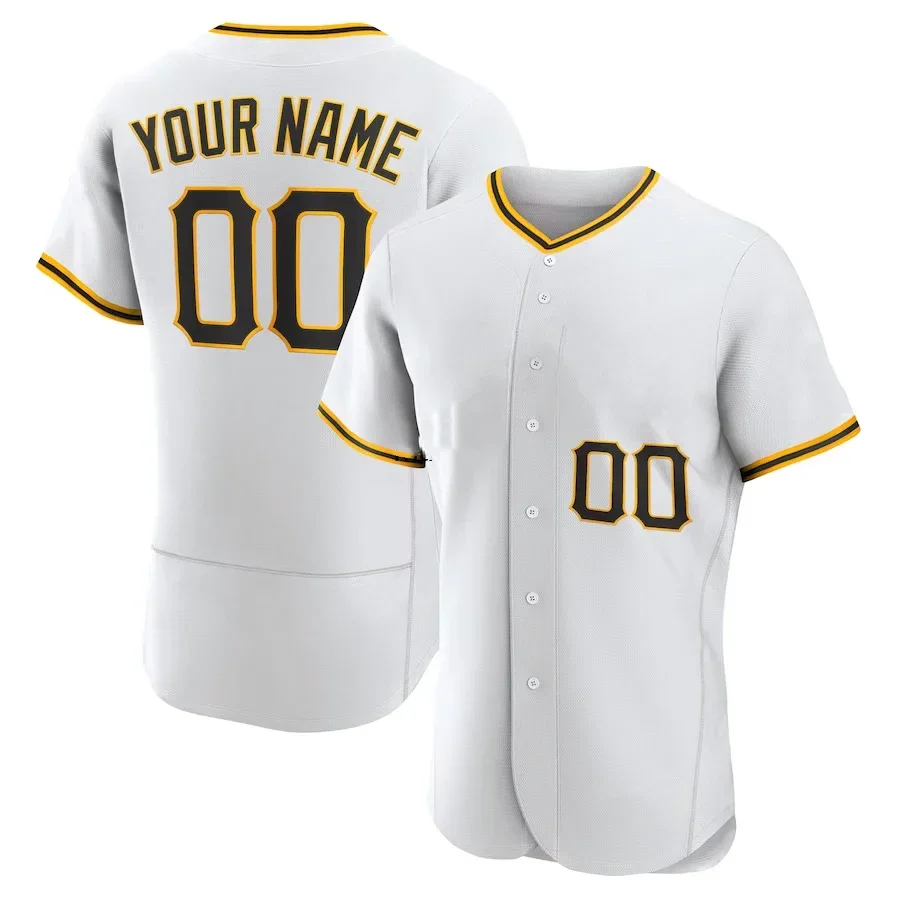 

Customized Pittsburgh Baseball Jersey American Game Baseball Jersey Personalized Your Name Any Number All Stitched Us Size S-6XL