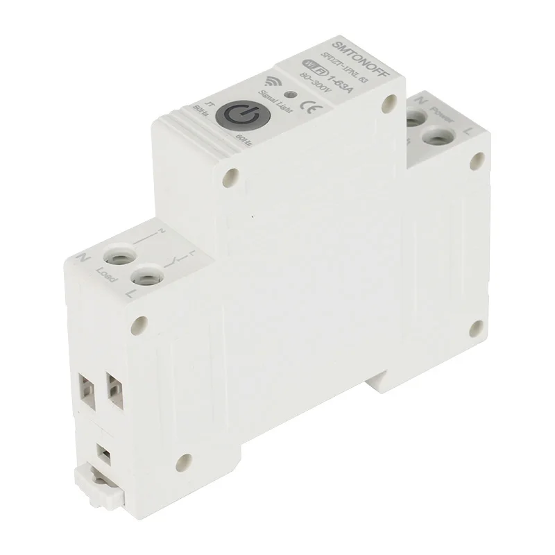 TUYA WiFi MCB Smart Circuit Breaker Over Current Under Voltage Protection Power Metering 1-63A Remote Control Switch