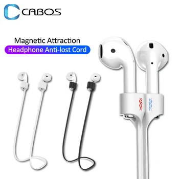 Manyetik Kablosuz Anti-Kayıp Silikon Kulaklık Halat Tutucu Kablo AirPods Pro Airdots Samsung Tomurcukları Artı Kulaklık Boyun Dize
