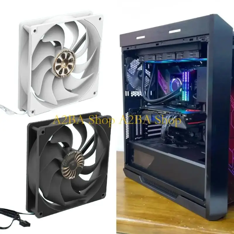 A2BA 12025 CPU Cooling Fan Optimized Low Noise Design Most Motherboards