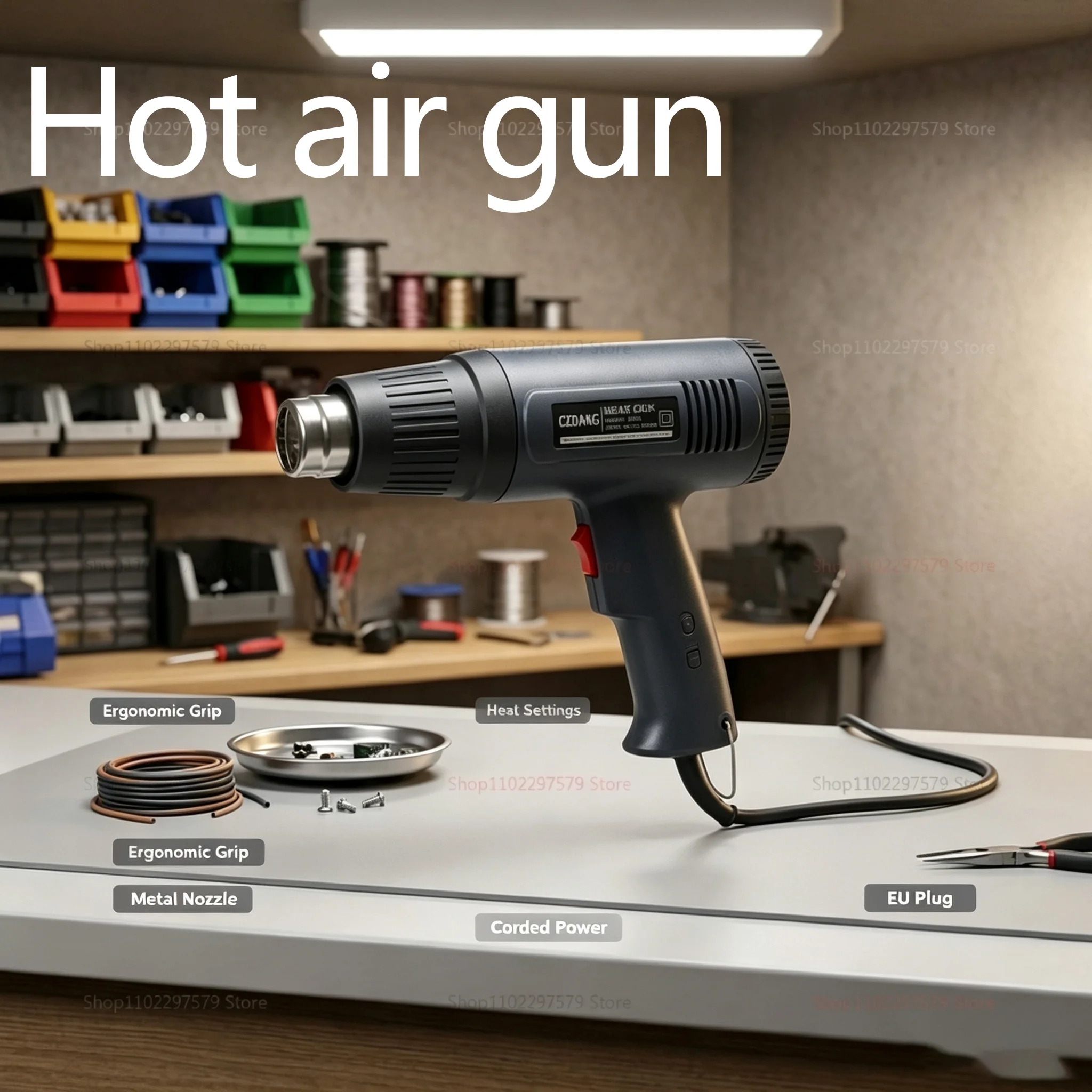 Heat Gun Variable - 2026New Hot Air Gun 2500W Variable