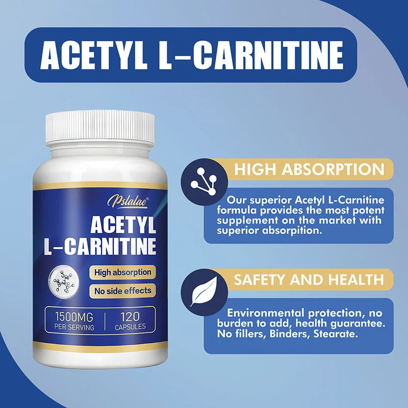 Acetyl L-Carnitine - Supports Memory and Concentration, Boosts Energy Production, and Improves Mood