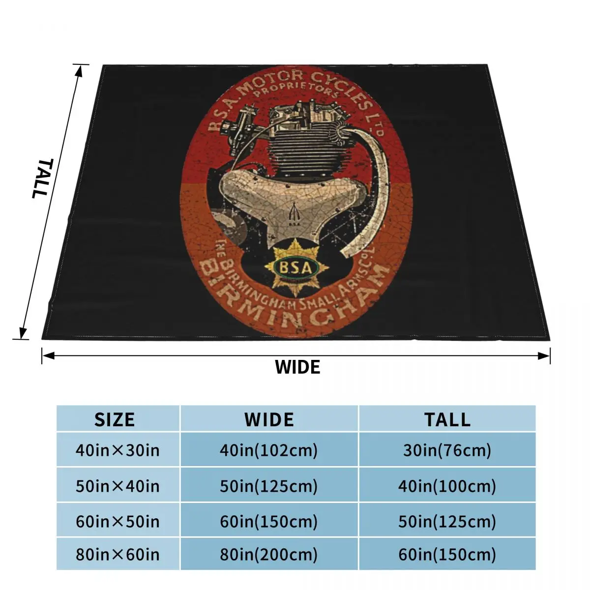 BSA Motorcycles UK Throw Blanket Luxury Designer Blanket Baby Blanket anime For Sofa Thin