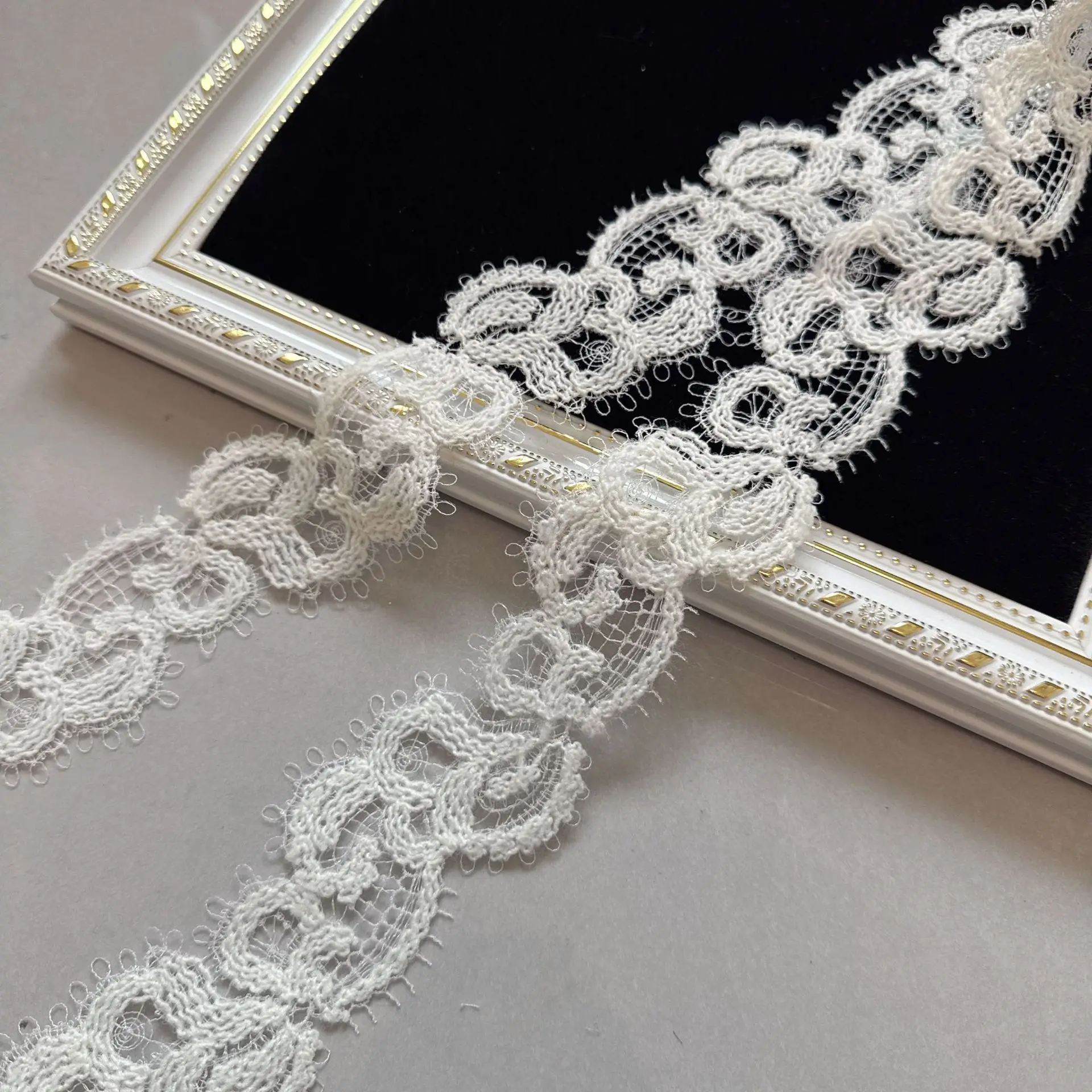 Accessories Fashion High Quality Fish Thread Hollow Lace Veil Wedding Dress Handmade Diy Accessories High Appearance Level
