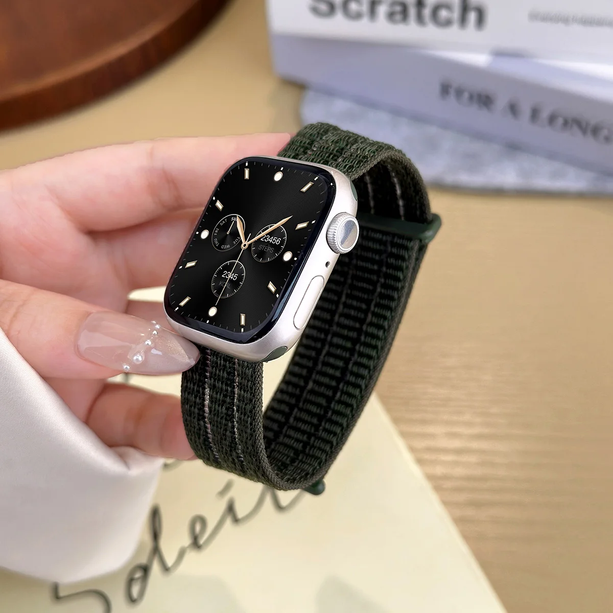 Nyon Loop Strap für Apple Watch Sportbänder Ultra 2/3 49 mm Serie 11/10/9/8/7/6/5/4SE für iWatch 42 mm 46 mm 45 mm 40 44 mm 41 mm 38