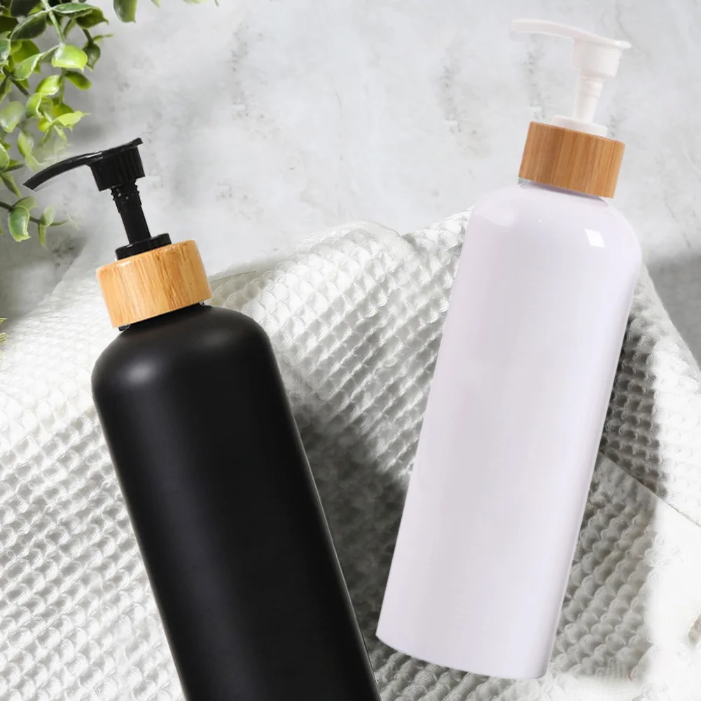 500ml Shampoo Soap Dispenser Press Pump Container Liquid Conditioner Body Wash Shower Gel Storage Bottles Bathroom Accessories