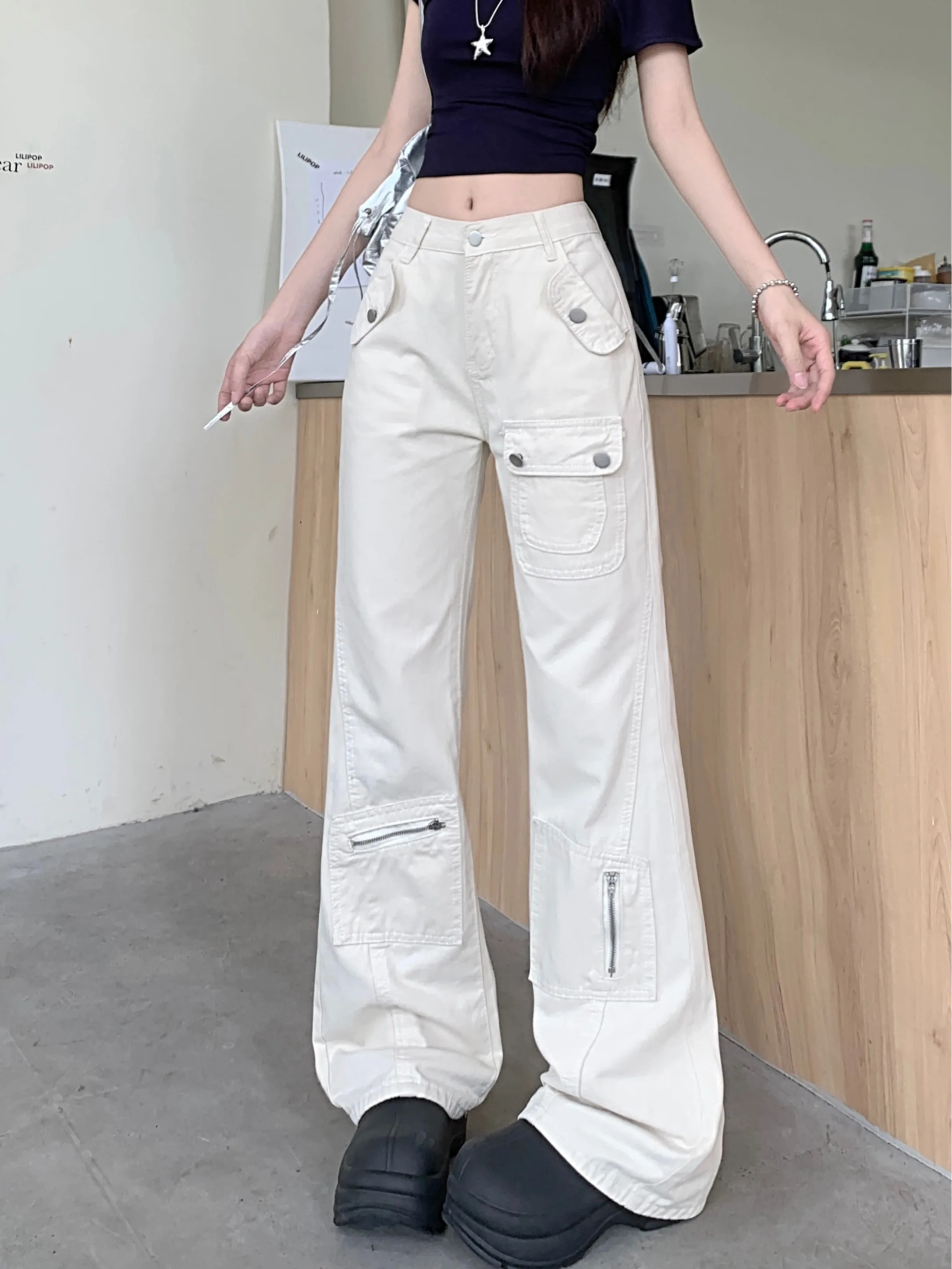 

Джинсы-боты с высокой талией, женские утягивающие белые джинсовые повседневные длинные брюки, модное летнее новое поступление