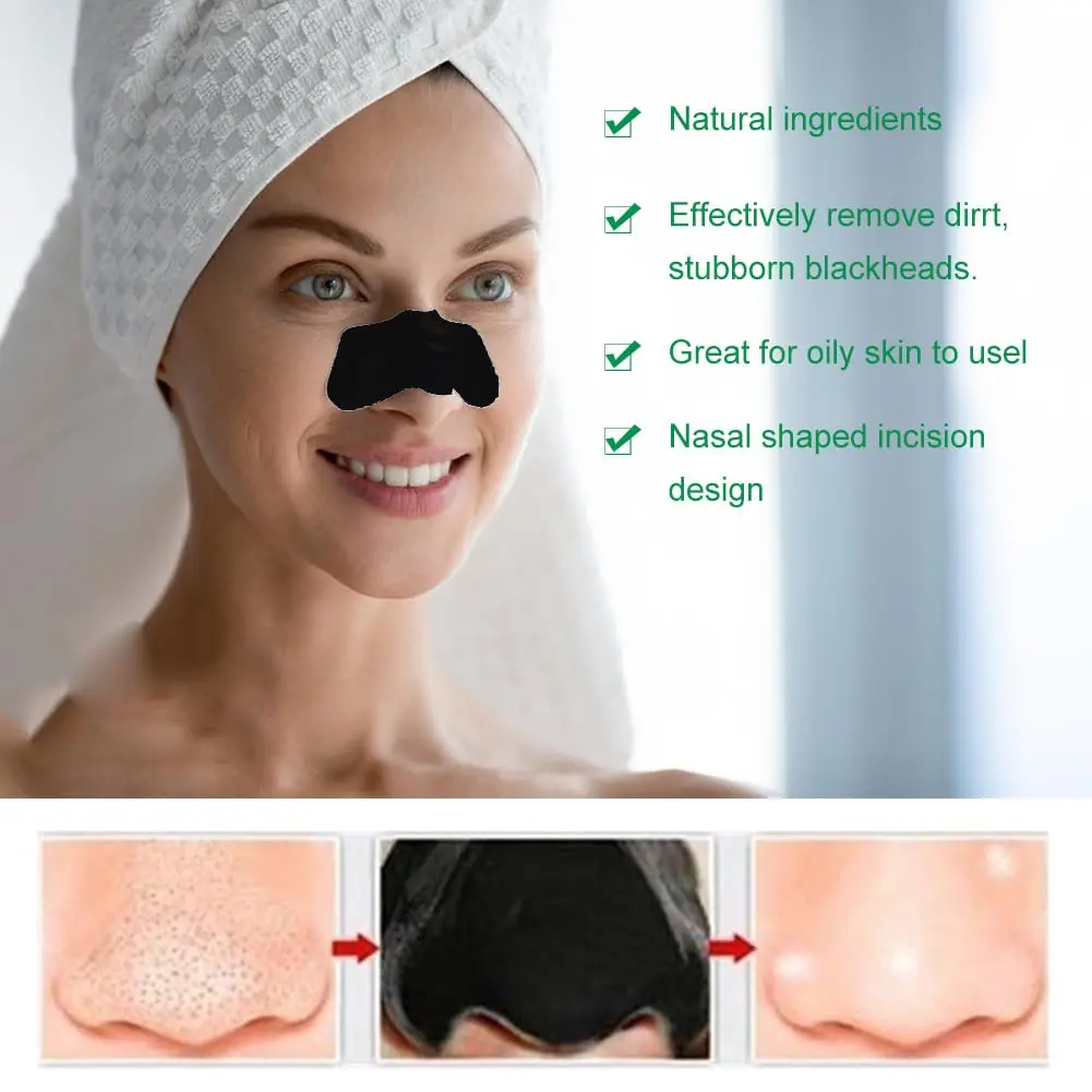100/50/10 Pieces Of Nose Cleaning Stickers, Remove Blackheads And Acne, Deep Clean Pores, Absorb Oil And Dirt, Nose Mask Sticker image 3