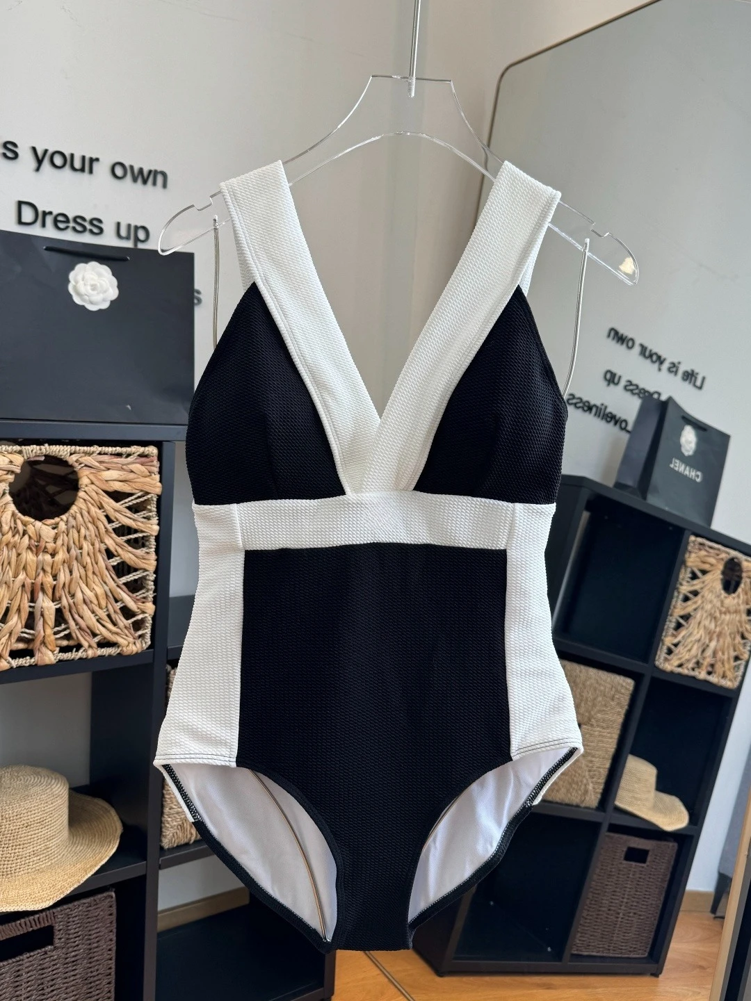 

Women's Bikini Set Luxury Color Block Push Up Swimwear One Piece Swimsuit High Waist Bathing Suit for Summer Beach Pool Vacation