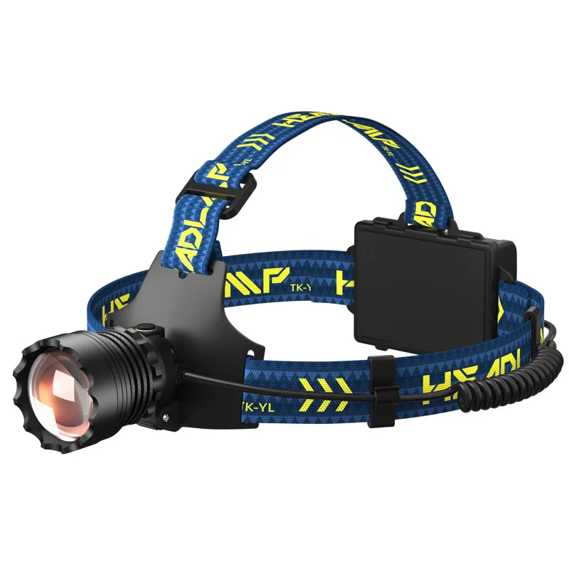 

Rechargeable Bright White Laser Headlamp20-36H Super Long Battery Life Motion Sensor Outdoor HeadlightFor Camping Hiking Fishing