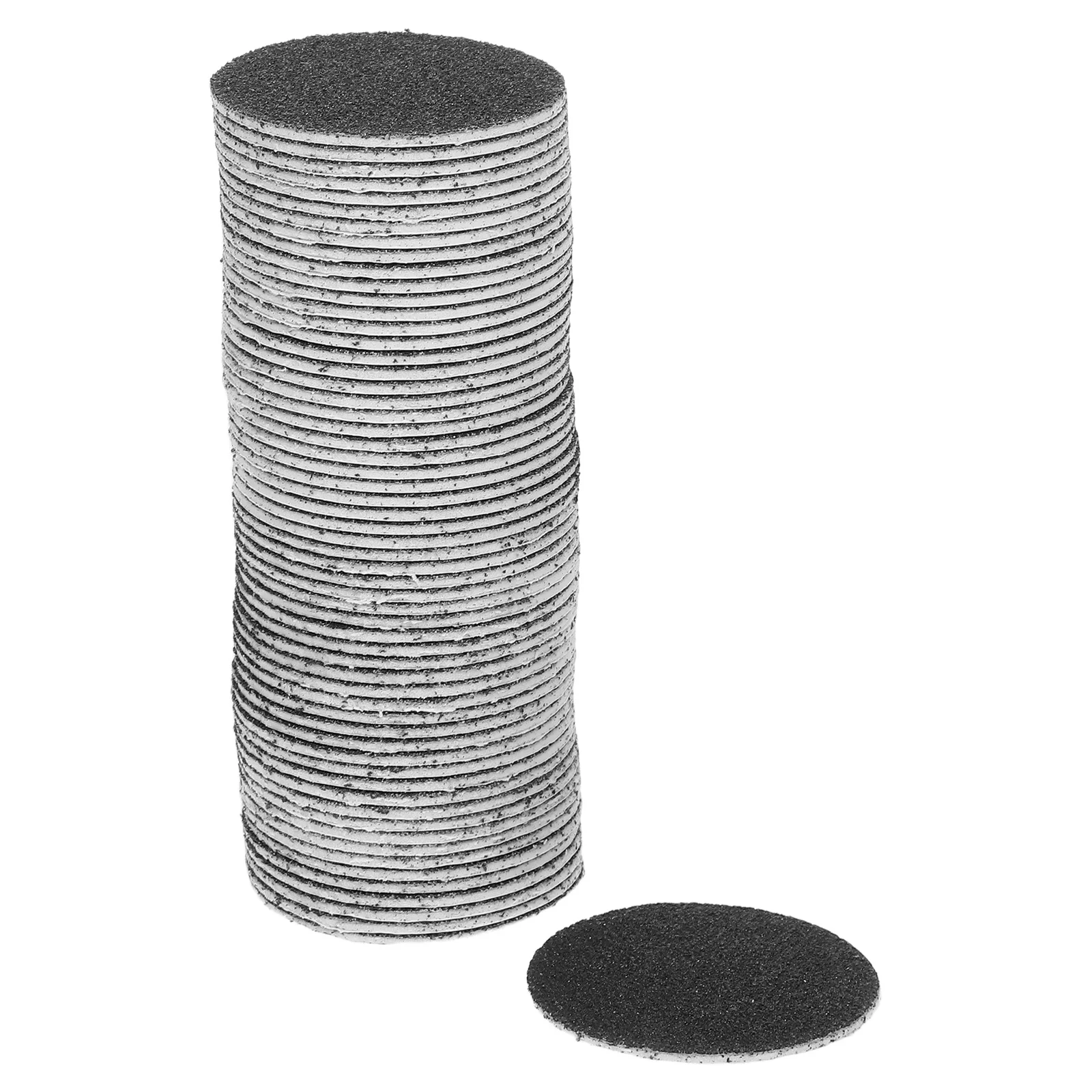 

60Pcs Replacement Sandpaper Discs Disposable Adhesive for Electric Callus Remover Foot File Nail Salon Family Use 80 Grit